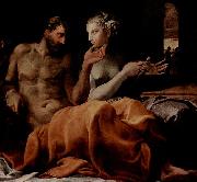 Francesco Primaticcio Odysseus und Penelope France oil painting artist